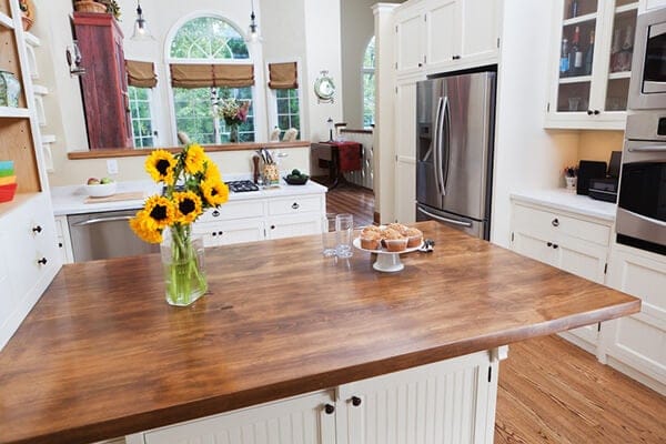 Wood Countertop Kitchen Remodeling